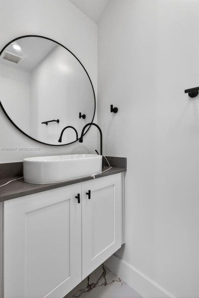 Furnished interior view inside a new home in , Miami (Image 9).