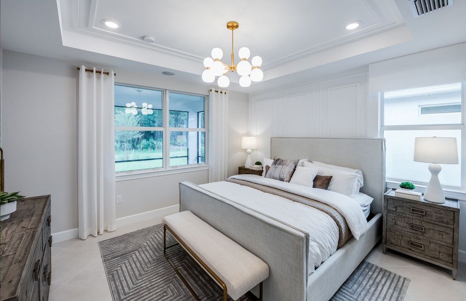 Furnished interior view inside a new home in Arbor Oaks, North Port (Image 8).