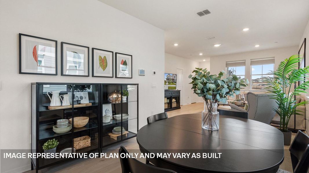 Furnished interior view inside a new home in Avery Centre, Round Rock (Image 10).