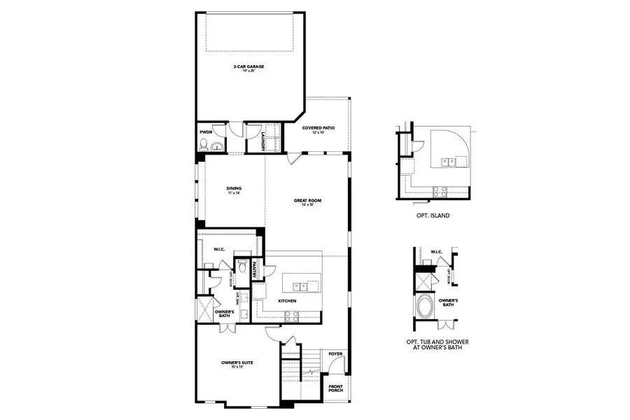 2D floor plan layout of this home in Creeks Crossing, Elgin, TX (Image 2). 2D floor plan layout of this home in Creeks Crossing, Elgin, TX (Image 2).