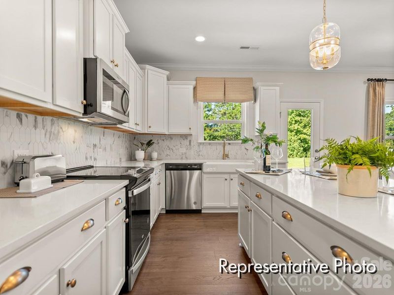 Furnished interior view inside a new home in Autumn Ridge, High Shoals (Image 3).