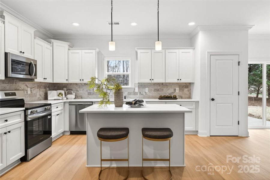 Furnished interior view inside a new home in , Denver (Image 6).