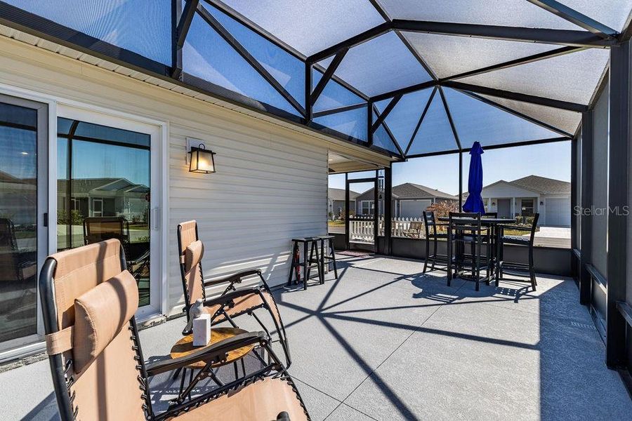 Exterior details and patio area of a home in , The Villages (Image 3).