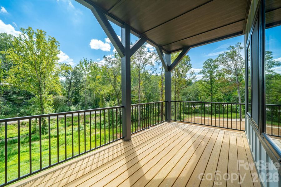 Exterior details and patio area of a home in , Arden (Image 4).