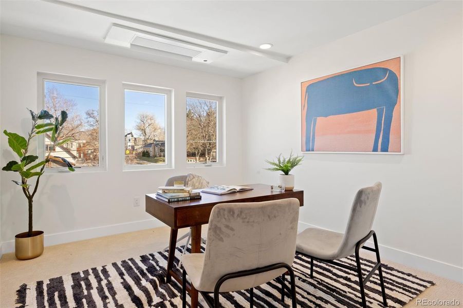 Furnished interior view inside a new home in , Denver (Image 17).