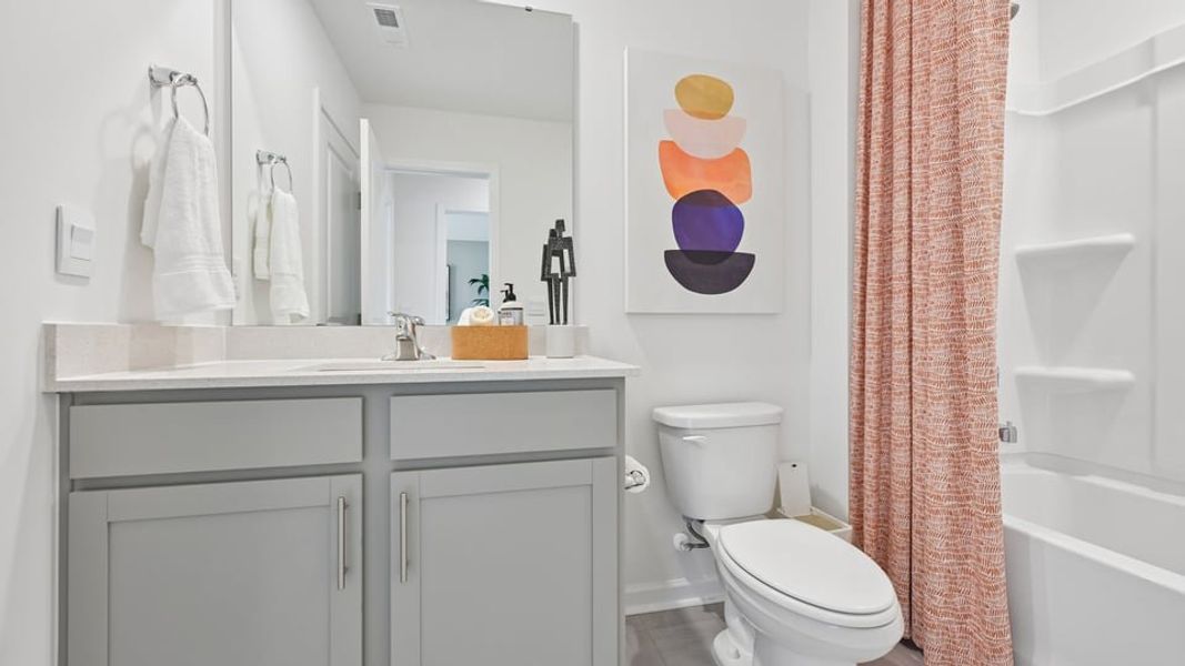 Furnished interior view inside a new home in Chapel Townes, Raleigh (Image 33).