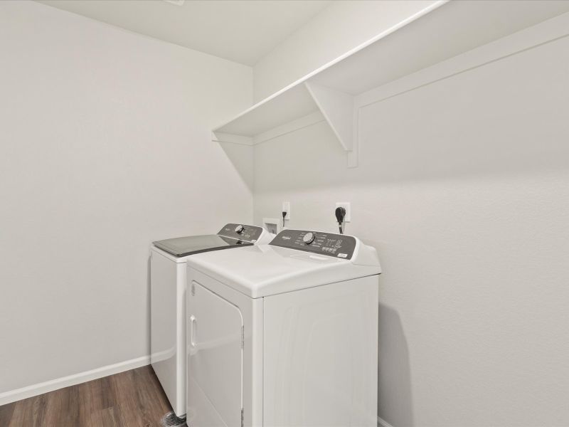 The Chatfield floorplan interior image taken at a Meritage Homes community in Northern Colorado.