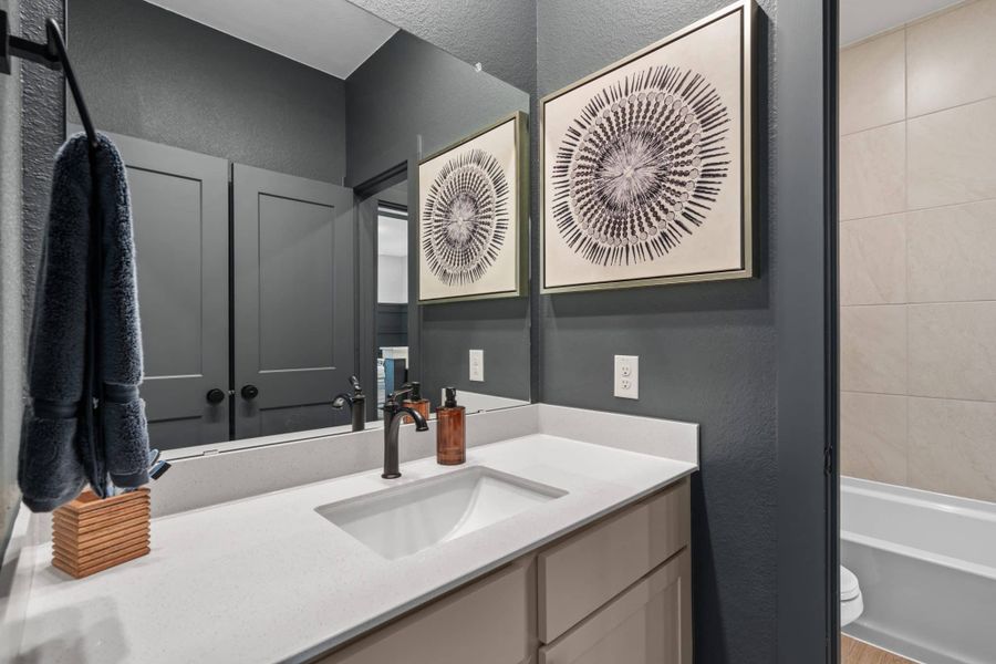 Representative furnished interior of a home built from the Acadia with 3-Car Garage by Chesmar Homes in Westland Ranch, League City (Image 49). Representative furnished interior of a home built from the Acadia with 3-Car Garage by Chesmar Homes in Westland Ranch, League City (Image 49).