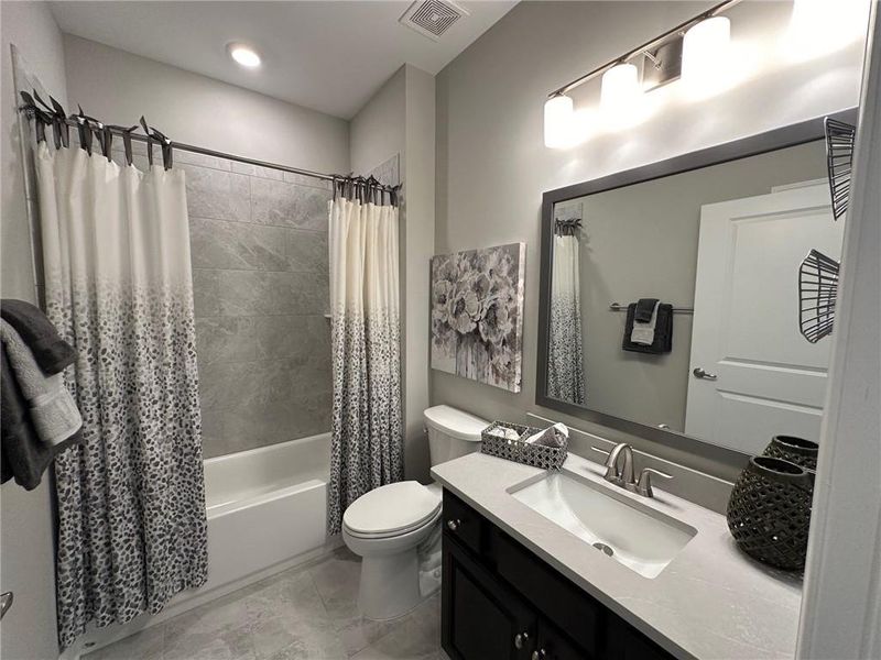 Furnished interior view inside a new home in Orchards of South Forsyth, Cumming (Image 17).