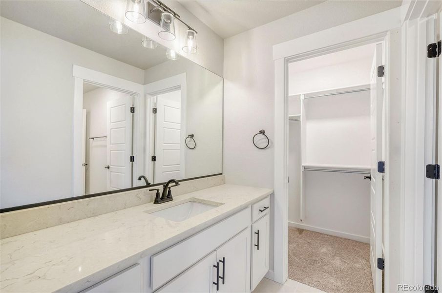 Furnished interior view inside a new home in Sterling Ranch Homestead, Colorado Springs (Image 11).