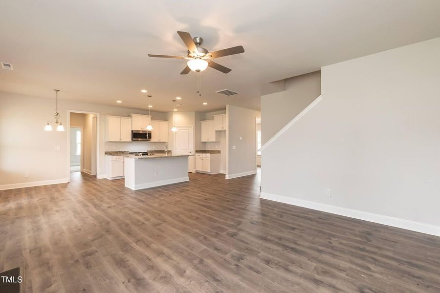 Representative unfurnished interior of a home built from the 2913 by Adams Homes in Hidden Pines, Cameron (Image 24).