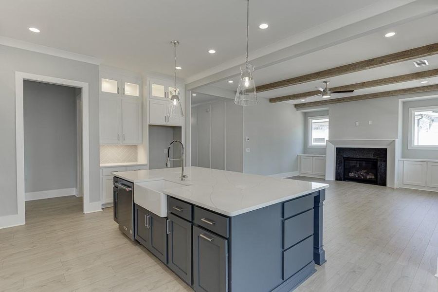 Furnished interior view inside a new home in , Buford (Image 20).
