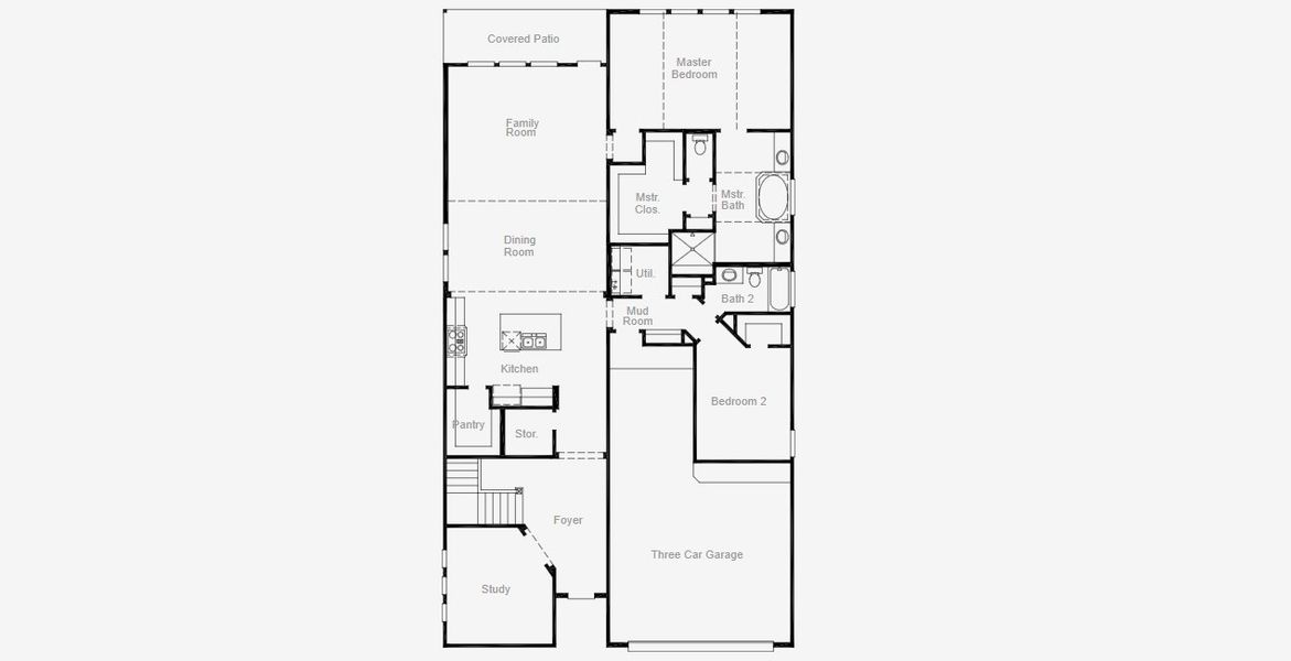2D floor plan layout of this home in Painted Tree, McKinney, TX (Image 4). 2D floor plan layout of this home in Painted Tree, McKinney, TX (Image 4).
