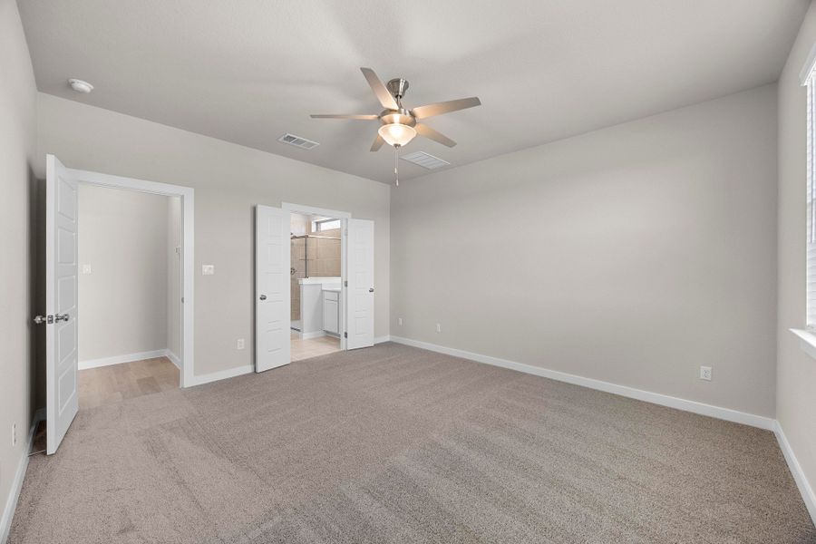 Primary Suite in the Magnolia home plan by Trophy Signature Homes – REPRESENTATIVE PHOTO Primary Suite in the Magnolia home plan by Trophy Signature Homes – REPRESENTATIVE PHOTO