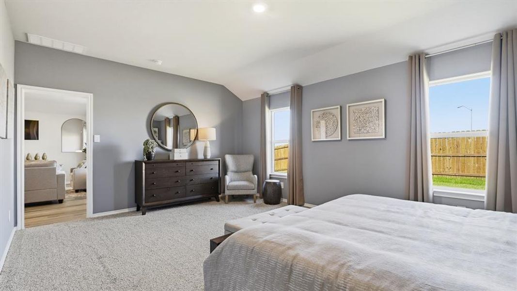 Furnished interior view inside a new home in Townes Landing, Fort Worth (Image 16).