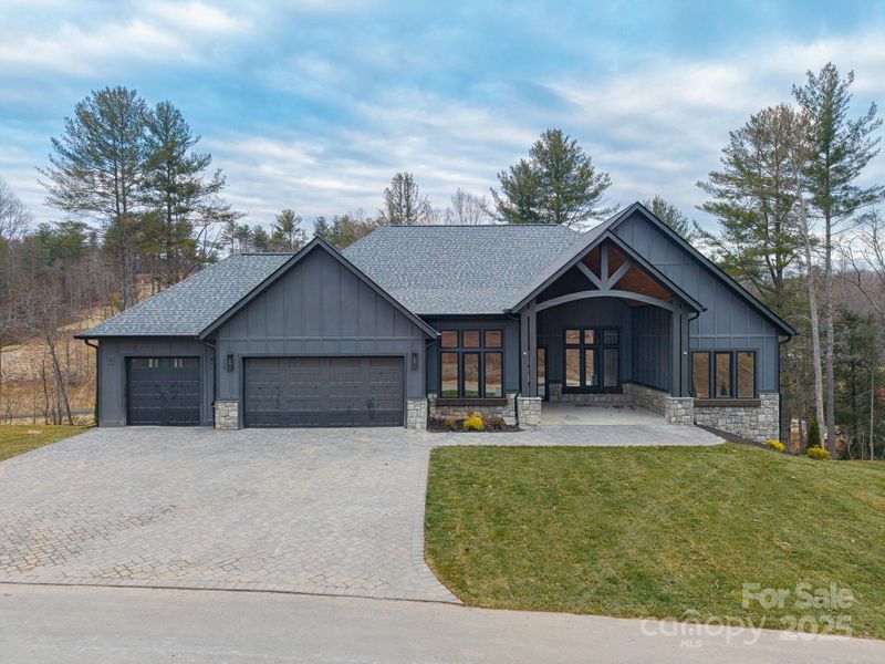 Home under final stages of construction Home under final stages of construction