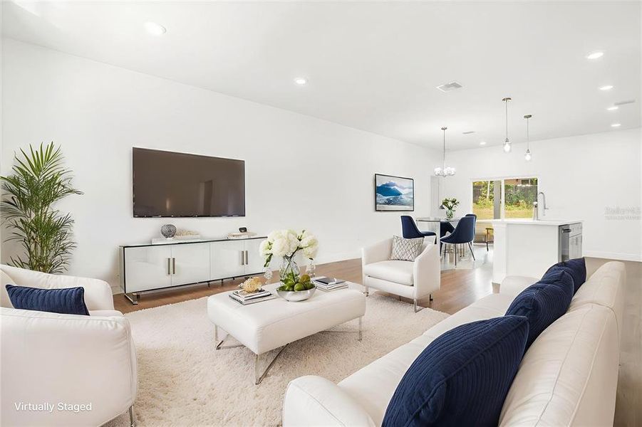 Furnished interior view inside a new home in , Citrus Springs (Image 4). Furnished interior view inside a new home in , Citrus Springs (Image 4).