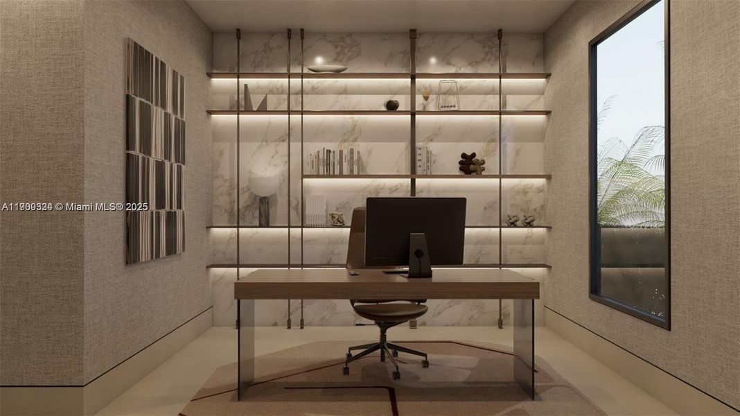 Furnished interior view inside a new home in , Key Biscayne (Image 14). Furnished interior view inside a new home in , Key Biscayne (Image 14).