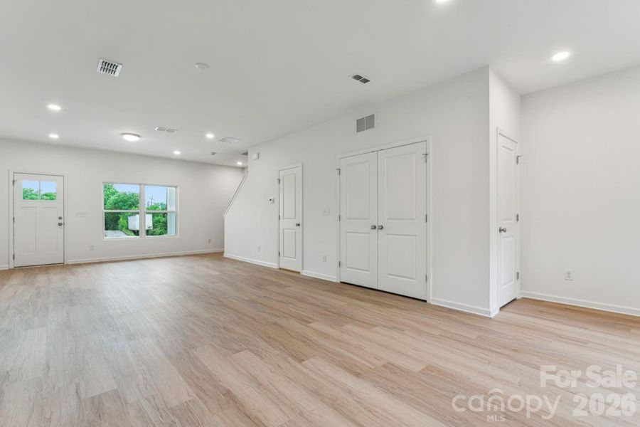 Living Room & Front Entrance