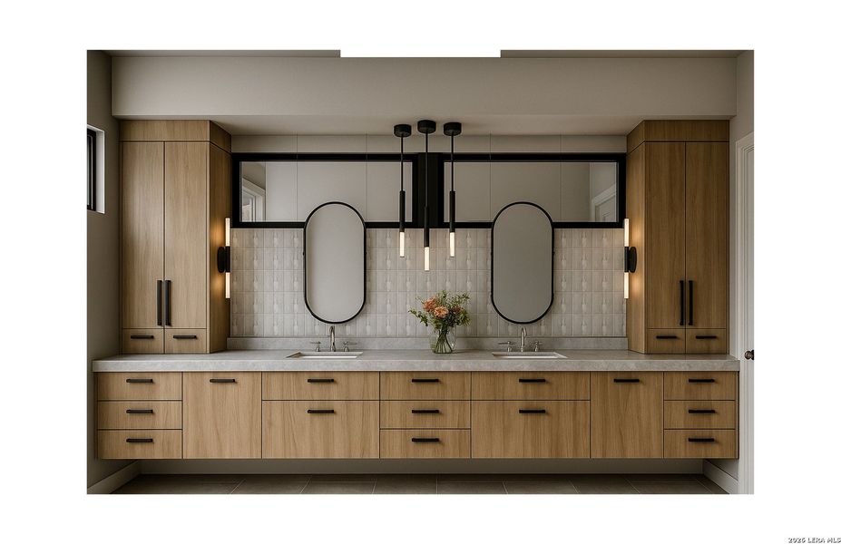 Furnished interior view inside a new home in , San Antonio (Image 6).
