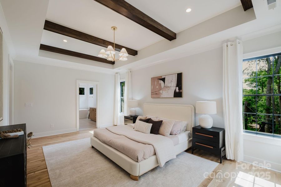 Furnished interior view inside a new home in , Charlotte (Image 9).