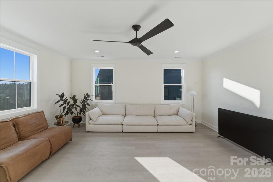 Furnished interior view inside a new home in Windell Woods, Tega Cay (Image 10).