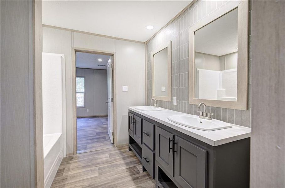 Furnished interior view inside a new home in , Talking Rock (Image 34).