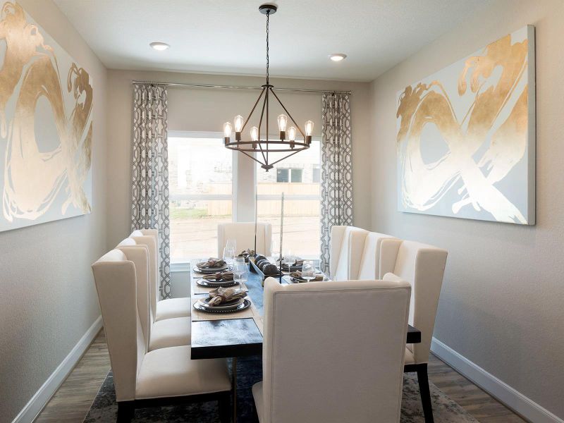 Photo is not of the actual home, but is an inspirational photo of builder’s model home and may depict options, furnishings, and/or decorator features that are not included