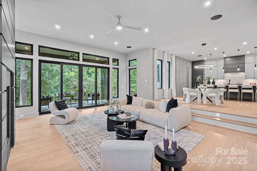 Furnished interior view inside a new home in , Charlotte (Image 38).