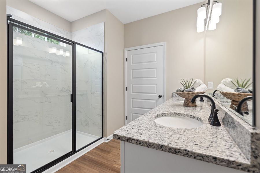 Furnished interior view inside a new home in Maddox Station, Eatonton (Image 31).