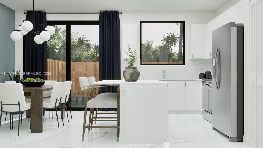 Furnished interior view inside a new home in Solterra, Sunrise (Image 14).