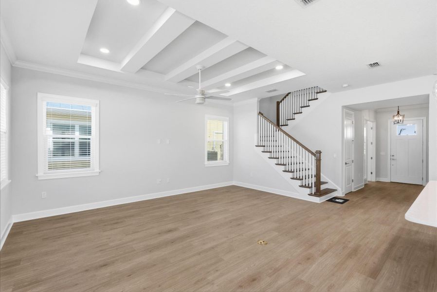 Representative unfurnished interior of a home built from the Bayview by SeaGate Homes in Beachview Cove, Ormond Beach (Image 56).