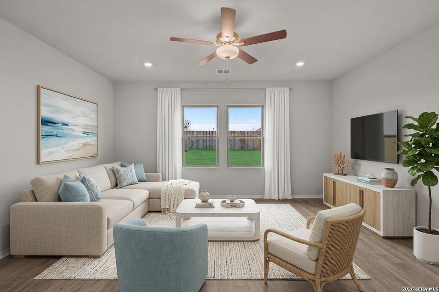 Furnished interior view inside a new home in Garden Grove, San Antonio (Image 14).