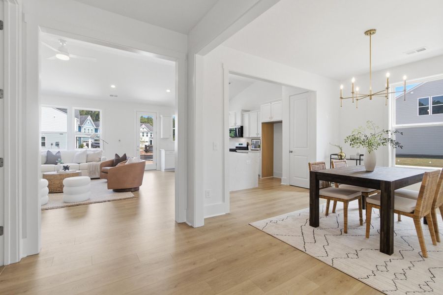 Furnished interior view inside a new home in , Ravenel (Image 7).