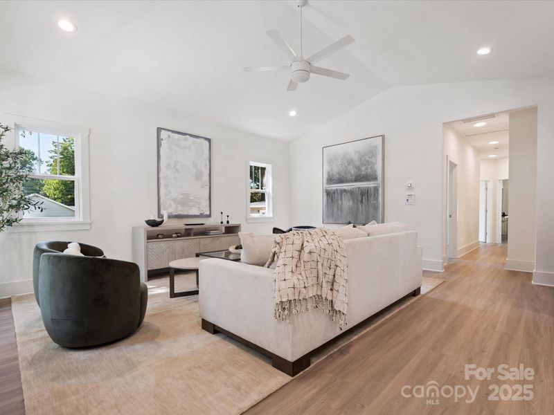 Furnished interior view inside a new home in , Charlotte (Image 34).