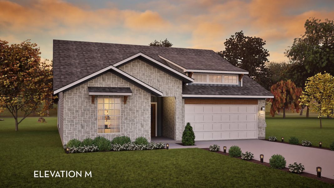 Representative exterior photo of a completed home built from the Creede by CastleRock Communities in Santa Rita Ranch, Liberty Hill, TX (Image 16). Representative exterior photo of a completed home built from the Creede by CastleRock Communities in Santa Rita Ranch, Liberty Hill, TX (Image 16).