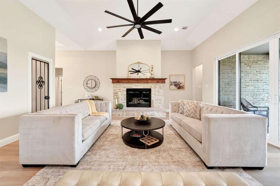 Furnished interior view inside a new home in , Royse City (Image 7).