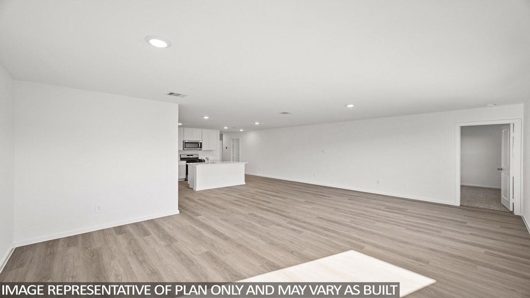 Spacious, unfurnished interior of a new home in New Waverly Station, New Waverly (Image 13).