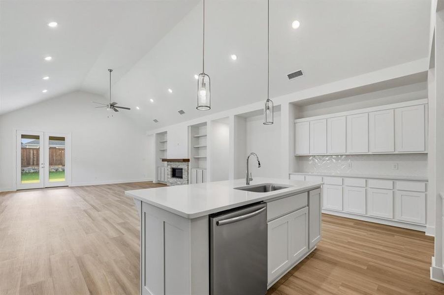 Furnished interior view inside a new home in Waterscape: 50ft. lots, Royse City (Image 5). Furnished interior view inside a new home in Waterscape: 50ft. lots, Royse City (Image 5).