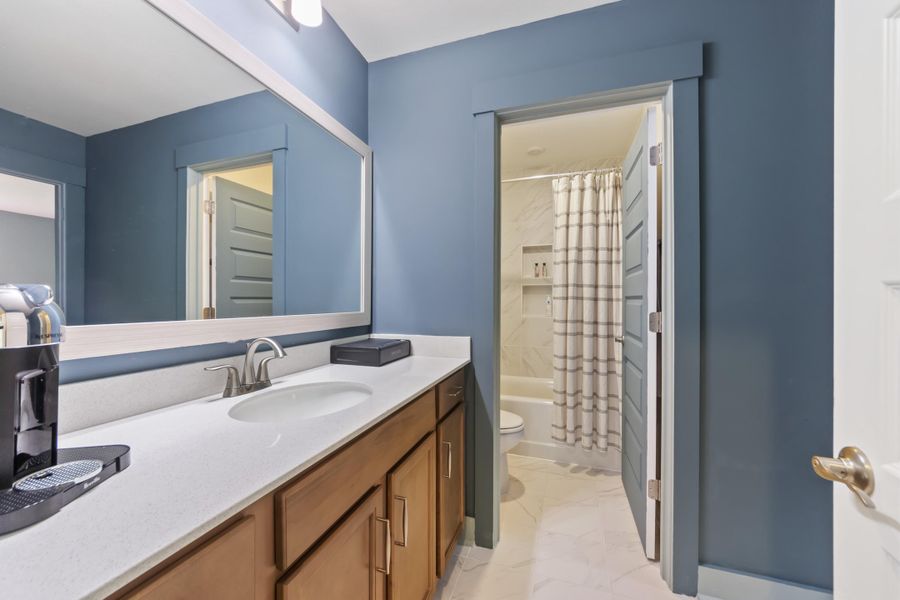 Furnished interior view inside a new home in Cordgrass Landing, Johns Island (Image 4).