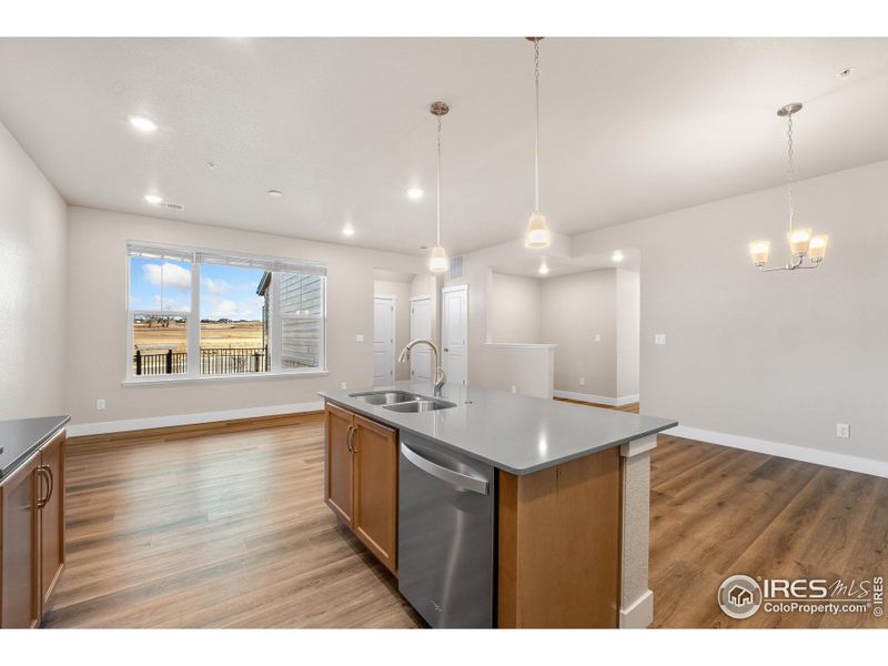 Furnished interior view inside a new home in Wilder at Timnath Ranch, Timnath (Image 6).