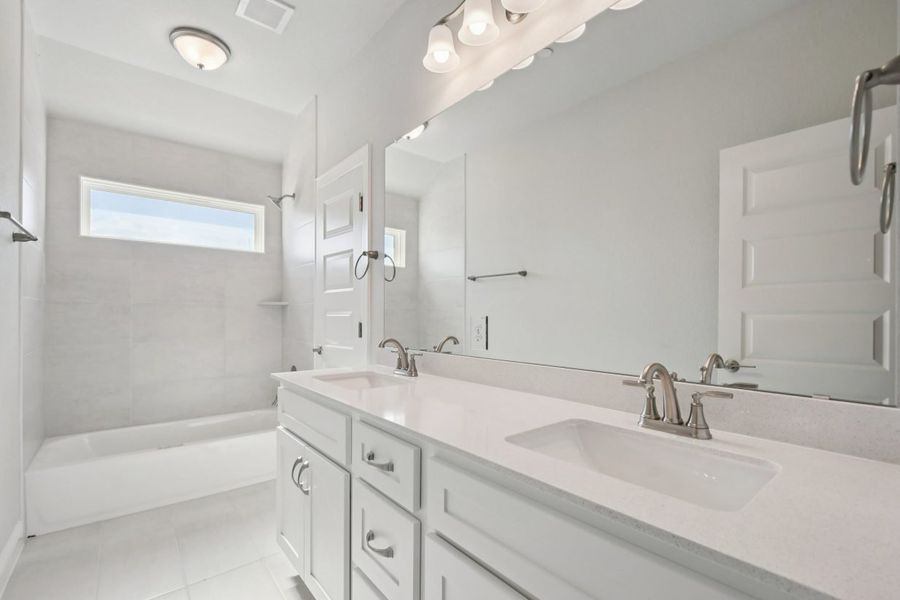 Representative furnished interior of a home built from the Clear Creek 2107 by Brohn Homes in Clear Creek, Round Rock (Image 9). Representative furnished interior of a home built from the Clear Creek 2107 by Brohn Homes in Clear Creek, Round Rock (Image 9).
