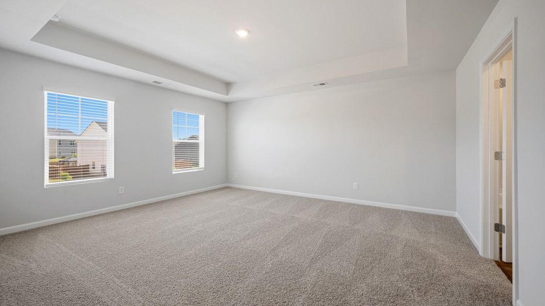 Spacious, unfurnished interior of a new home in Cedar Ridge - Locust Grove Station, Locust Grove (Image 25). Spacious, unfurnished interior of a new home in Cedar Ridge - Locust Grove Station, Locust Grove (Image 25).