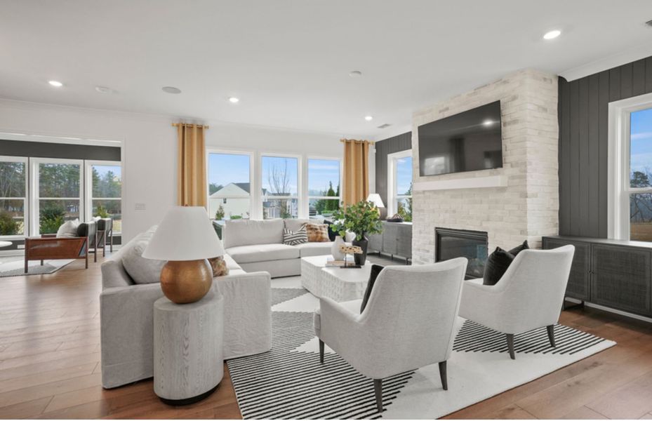 Furnished interior view inside a new home in Kinsdale, Lancaster (Image 93). Furnished interior view inside a new home in Kinsdale, Lancaster (Image 93).