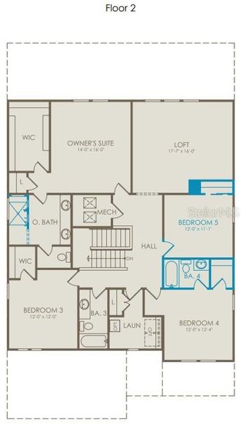 2D floor plan layout of this home in The Landings at Live Oak Lake, St. Cloud, FL (Image 2). 2D floor plan layout of this home in The Landings at Live Oak Lake, St. Cloud, FL (Image 2).