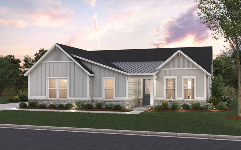 Representative exterior photo of a completed home built from the Ashby by Pulte Homes in Traditions of Braselton, Jefferson, GA (Image 15).