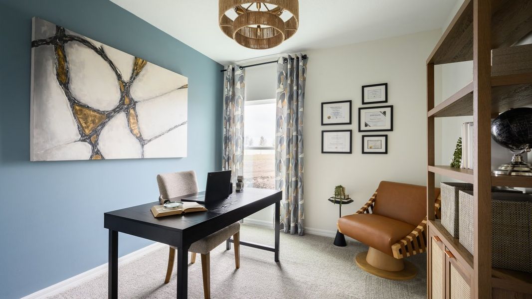 Representative furnished interior of a home built from the Indigo by Casa Fresca Homes in Pasadena Woods, Dade City (Image 13).