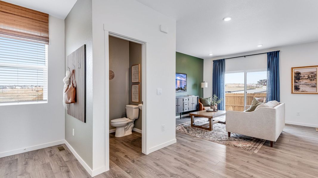 Furnished interior view inside a new home in Ellston Park, Colorado Springs (Image 14).