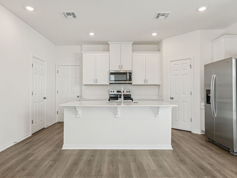 Furnished interior view inside a new home in The Meadow at Crossprairie Bungalows, St. Cloud (Image 3). Furnished interior view inside a new home in The Meadow at Crossprairie Bungalows, St. Cloud (Image 3).