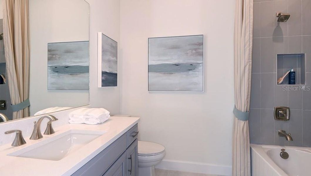 Furnished interior view inside a new home in Esplanade at Azario Lakewood Ranch, Lakewood Ranch (Image 7).